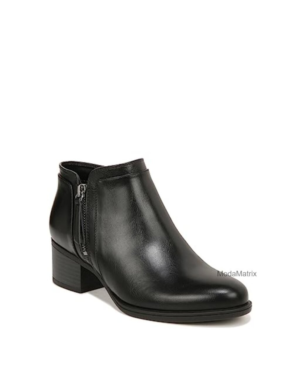 Women's Karol Ankle Bootie Faux Leather Block Heel Comfort Casual Boot